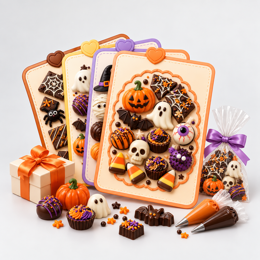 50 Halloween Chocolate Recipes & Design Collection